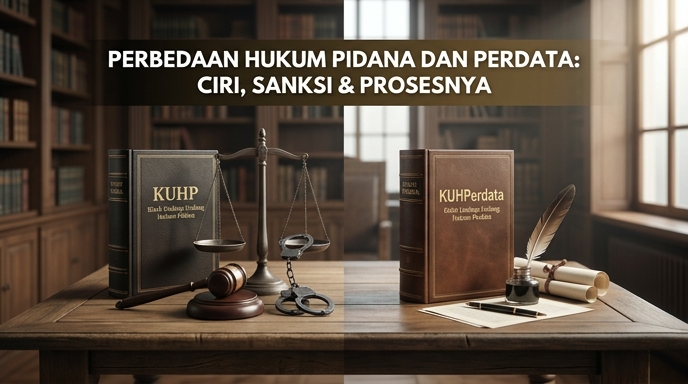 Perbedaan Hukum Pidana dan Perdata: Ciri, Sanksi & Prosesnya